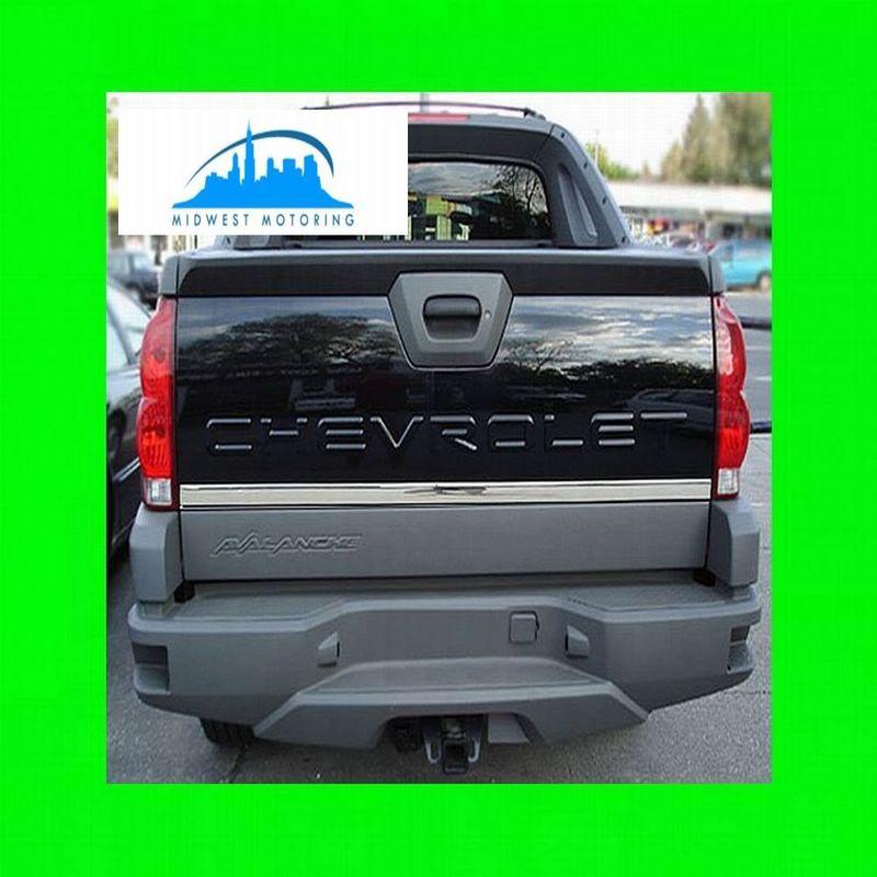 Sell 200206 CHEVY CHEVROLET AVALANCHE PRECUT CHROME TRUNK TAILGATE
