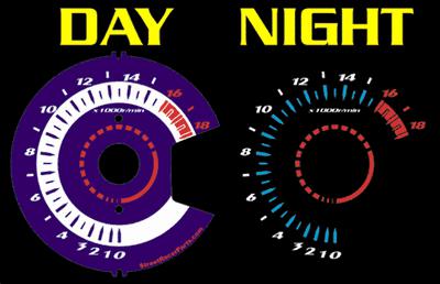 Suzuki gsxr 600 2008 2009 blue face glow gauge custom 08 09 gixxer gsx-r plasma