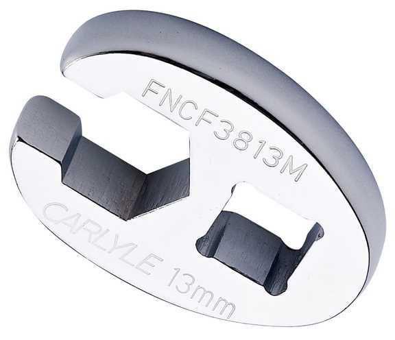 Carlyle hand tools cht fncf3813m - wrench, flarenut crow's foot; 13 mm; 6; po...
