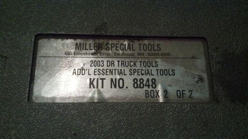 MILLER SPECIALITY SPECIAL TOOLS 2003 DR TRUCK ADDI'L ESSENTIAL SPECIAL #8848, US $49.99, image 5