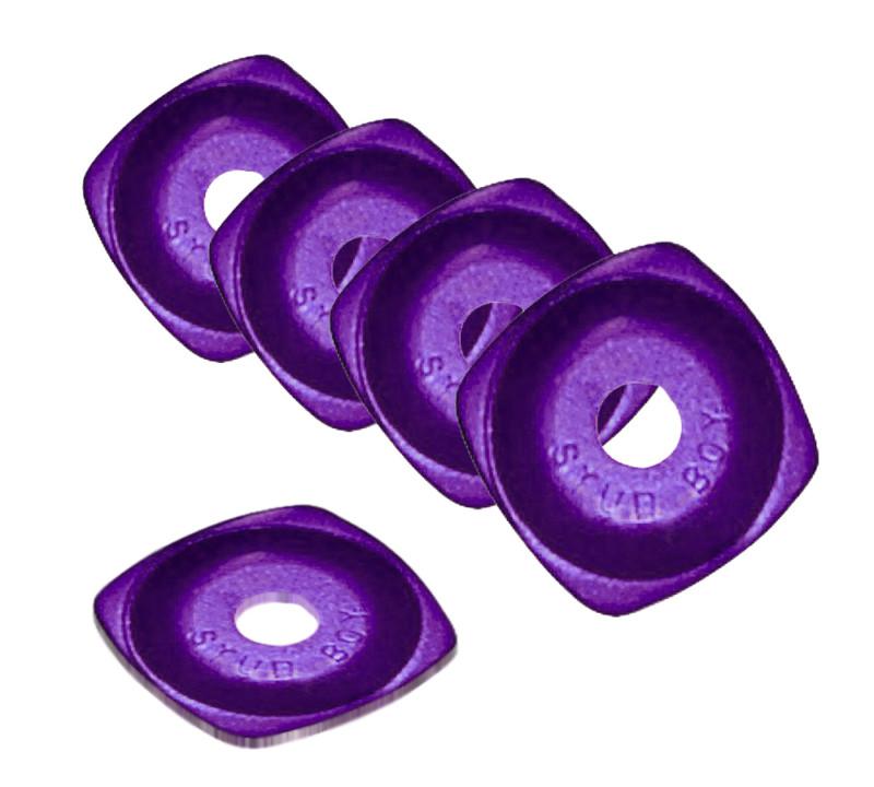 Sell STUD BOY POWER BACKER PLATE ALUMINUM 5/16" Purple 96 pkg HI