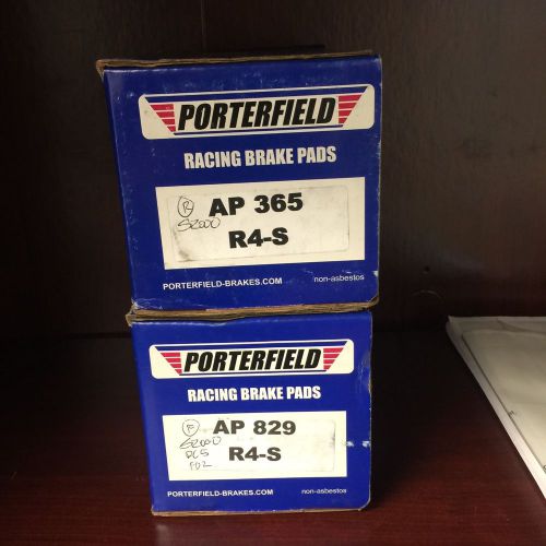 Porterfield ap365 + ap829 r4-s performance brake pads honda s2000 civic integra