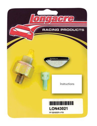 Longacre 43021 4 psi fuel pump sender imca dirt drag