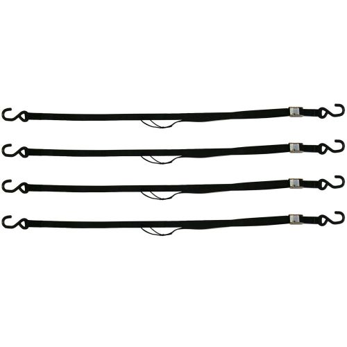 4-pack 1" heavy duty cam buckle cargo carrier tie-down straps vh-strap-c