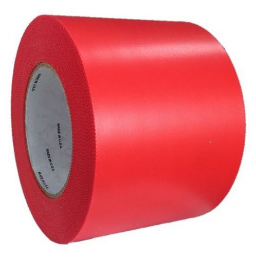 Impact tapes red shrink wrap tape (4" x 60 yd) made in usa "pinked edge"