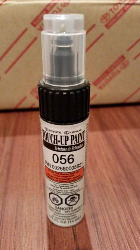 Genuine toyota touch up paint 1/2 oz pen &amp; brush 056 natural white