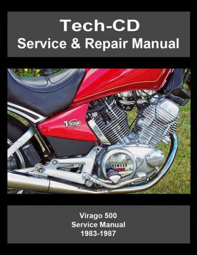 Yamaha virago 500 service &amp; repair manual xv500 xv 1983 1984 1985 1986 1987