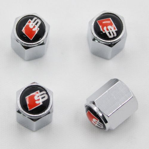 Sell For Audi Sline Sports Auto Car Tire Wheel Valves Airtight Stem Caps 4PCS in Guangzhou