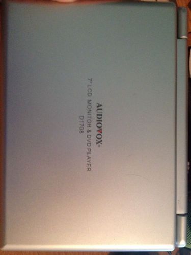 Audiovox 7&#034; lcd monitor and dvd player d1708
