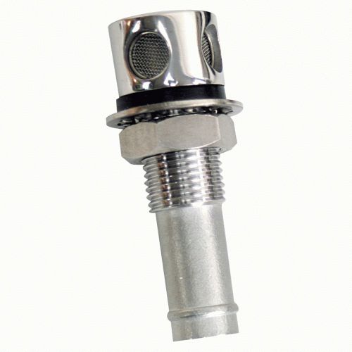 New whitecap 6004c fuel vent - round head, straight shaft, 5/8&#034; hose