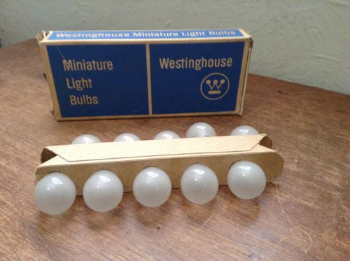 Vintage nos nib westinghouse miniature no. s8sc auto light lamp 3.5 volt bulbs