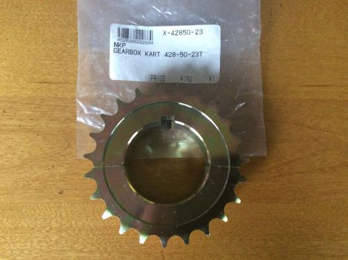 428 steel 2 piece axel sprocket 50mm  23t nkp