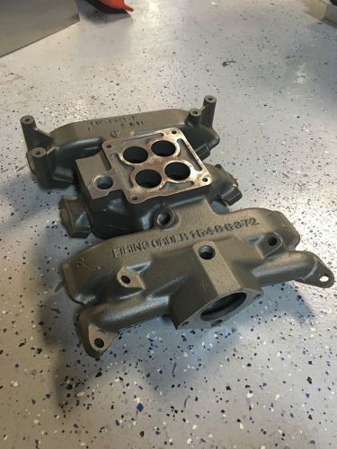 Ford y block 4 barrels intake manifold