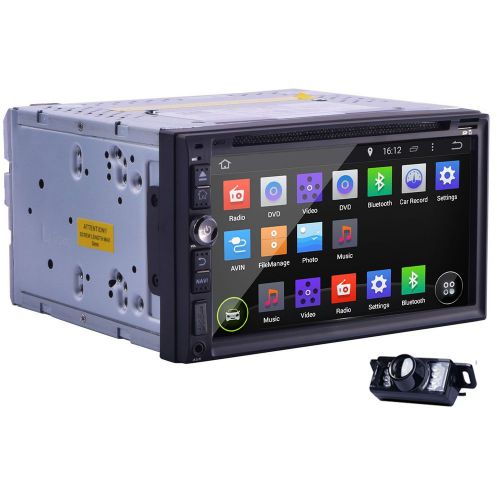 Iso android 4.4 os 2din gps 7" car dvd player 3g wifi radio ipod + backup camera