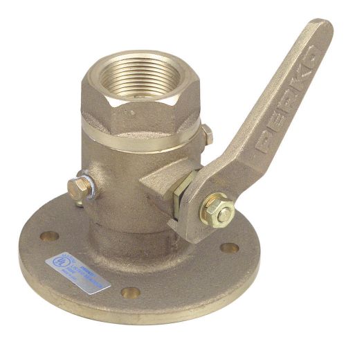 Perko 3/4&#034; seacock ball valve bronze made in the usa -0805005plb