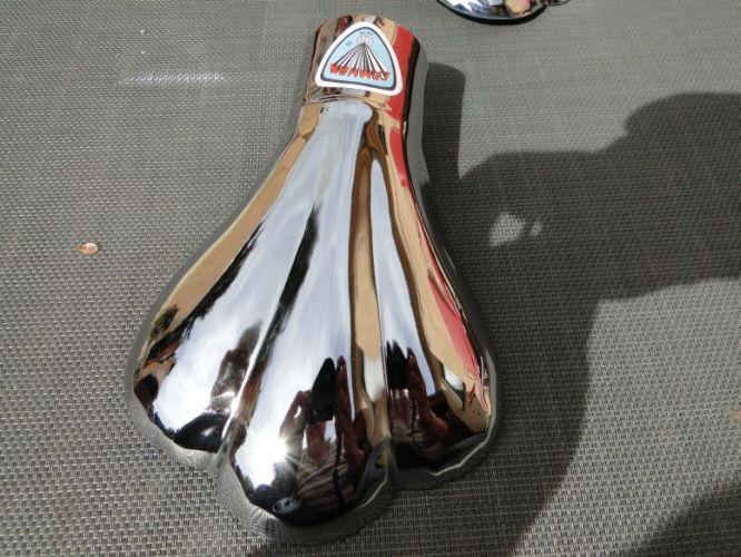 Chrome exhaust tip covers porsche 356 vw split oval bug mb mercedes 190sl