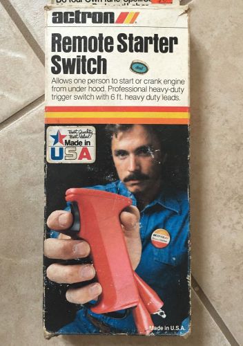 Actron remote starter switch model # a9