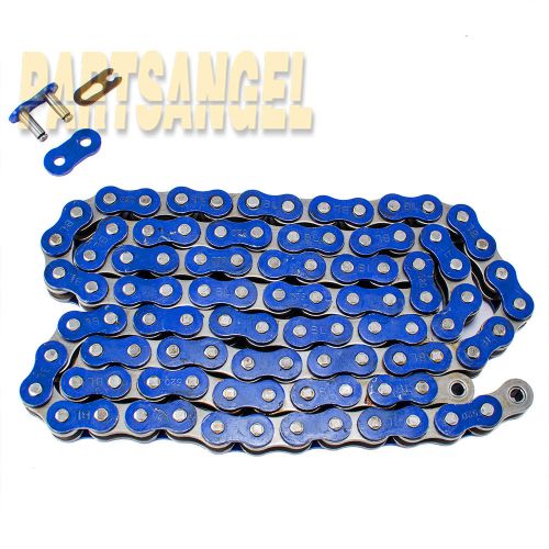 Blue 520x98 non o-ring drive chain 520 pitch 98 links for motorcycle
