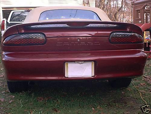 93-02 camaro honeycomb taillight decals