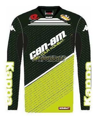 Can-am kappa gofas racing team jersey - black/yellow