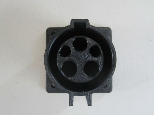 J1772 holster evse secure holder / dock for ev charging station connector black