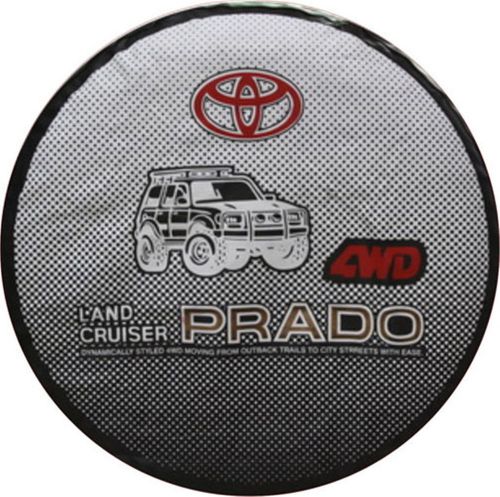 New wheel spare tire cover 16inch fit for toyota prado size l pu leather