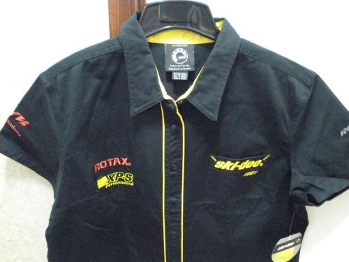 Ski-doo rev xp/brp snowmobile ladies/womens dress shirt 2tg/2xl