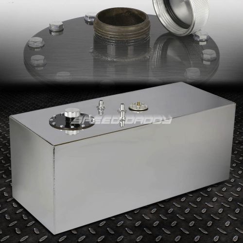 19 gallon/72l top-feed aluminum racing/drift fuel cell gas tank+cap+level sender
