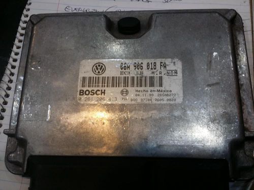Volkswagen golf engine brain box electronic control module; htbk, 2.0l, fed em