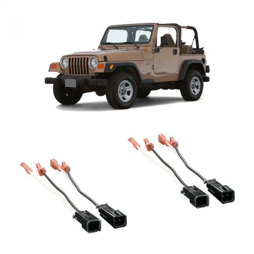 Fits jeep wrangler 1997-2006 factory speaker replacement connector harness kit