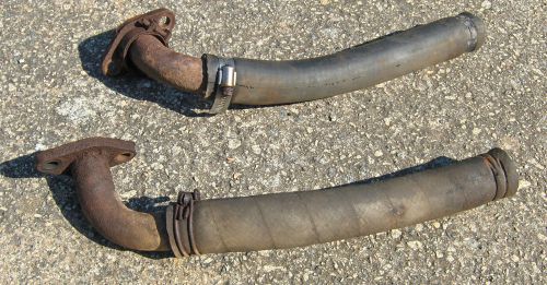 1937 - 1948  cadillac water outlet pipes - pair