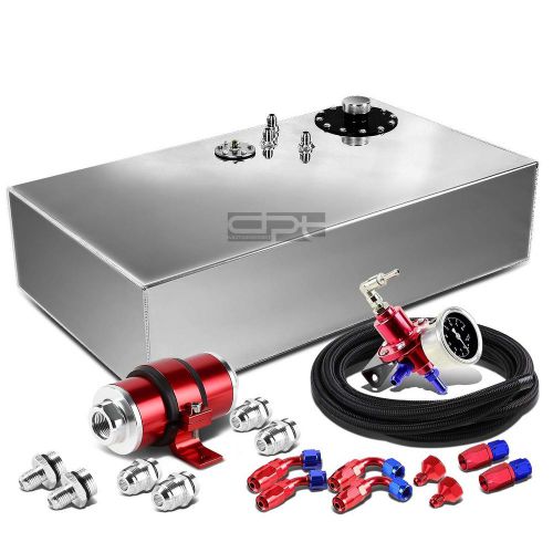 17 gallon top-feed reserved tank+line kit+pressure regulator+inline filter red