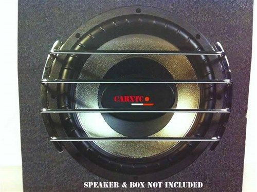 12 inch speaker grill chrome sub woofer bar grille covers guard