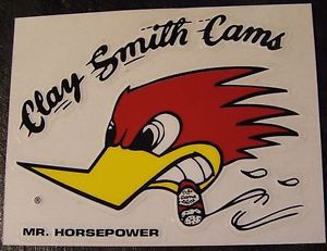 Clay smith cams sticker woodpecker cigar mr. horsepower left 3"