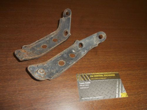 90 91 kawasaki bayou 220 klf220a genuine front brace fender flap stay support *2