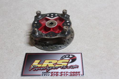 2002 honda trx 300ex oem front wheel hub red