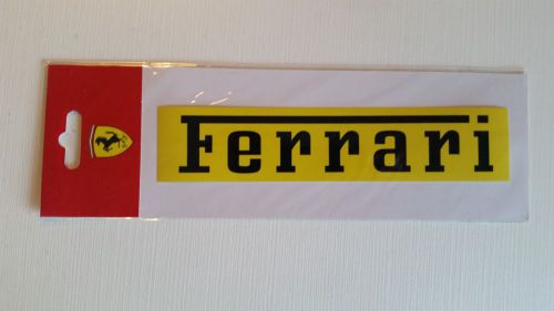 New sealed ferrari sticker