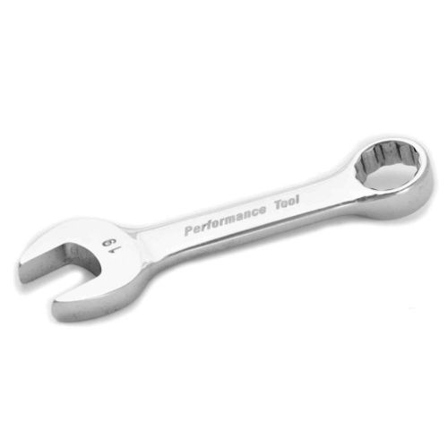 Performance tool w30619 wrench wrench combo-19mm full polish stubb