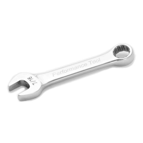 Performance tool w30514 wrench wrench combo-7/16  full polish stub
