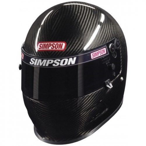Simpson racing carbon fiber vudo pro helmet,hans device ready,j.johnson,48