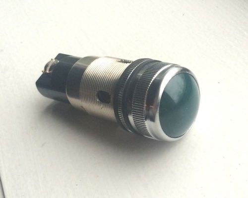 Vintage green curved lens nos gauge panel light hot rod rare dead stock dialco !