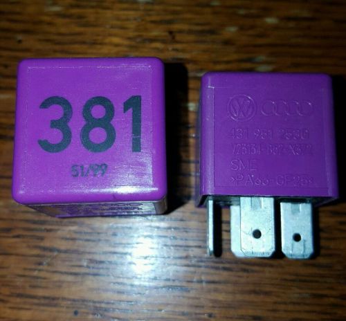 2-vw audi b5 .5 passat fog light relay #381 431951253g