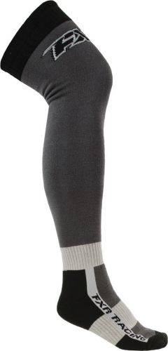 Fxr over knee riding socks  -  black/charcoal  -  os
