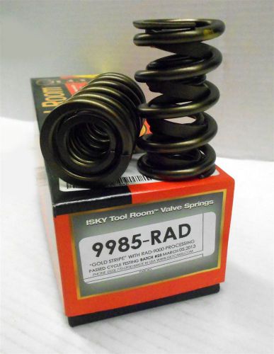 Isky 9985 rad valve springs dual with damper 1.560" od .700" max lift set/16