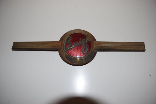 1936 buick trunk emblem badge