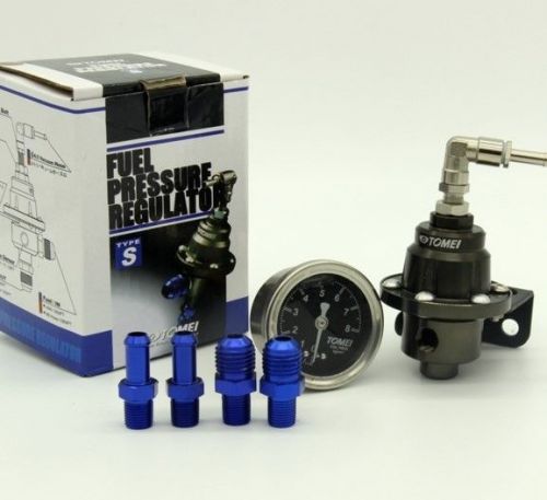 Titanium tomei fuel pressure regulator with original gauge and logo type s