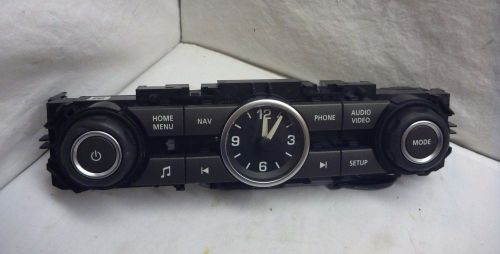 10-16 land rover discovery 4 hse radio switch panel &amp;clock ch22-18c858-bb zl0881