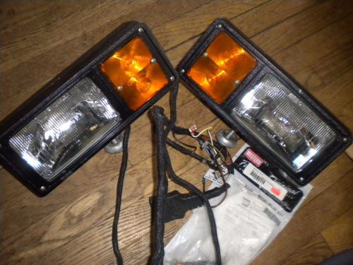 Sell western snow plow lights set of 2 EXCELLENT!! 9 pin ... fisher plow wire harness 