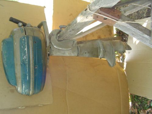 1950's spiegel brooklure 500 vintage 5hp outboard motor gale mfg. for repair