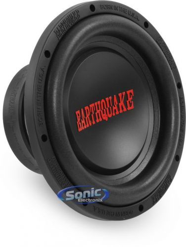 2) earthquake sound tremor-x104 300w rms 10" single 4 ohm car subwoofers